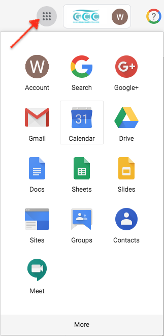 GCC Google Suite image showing icons