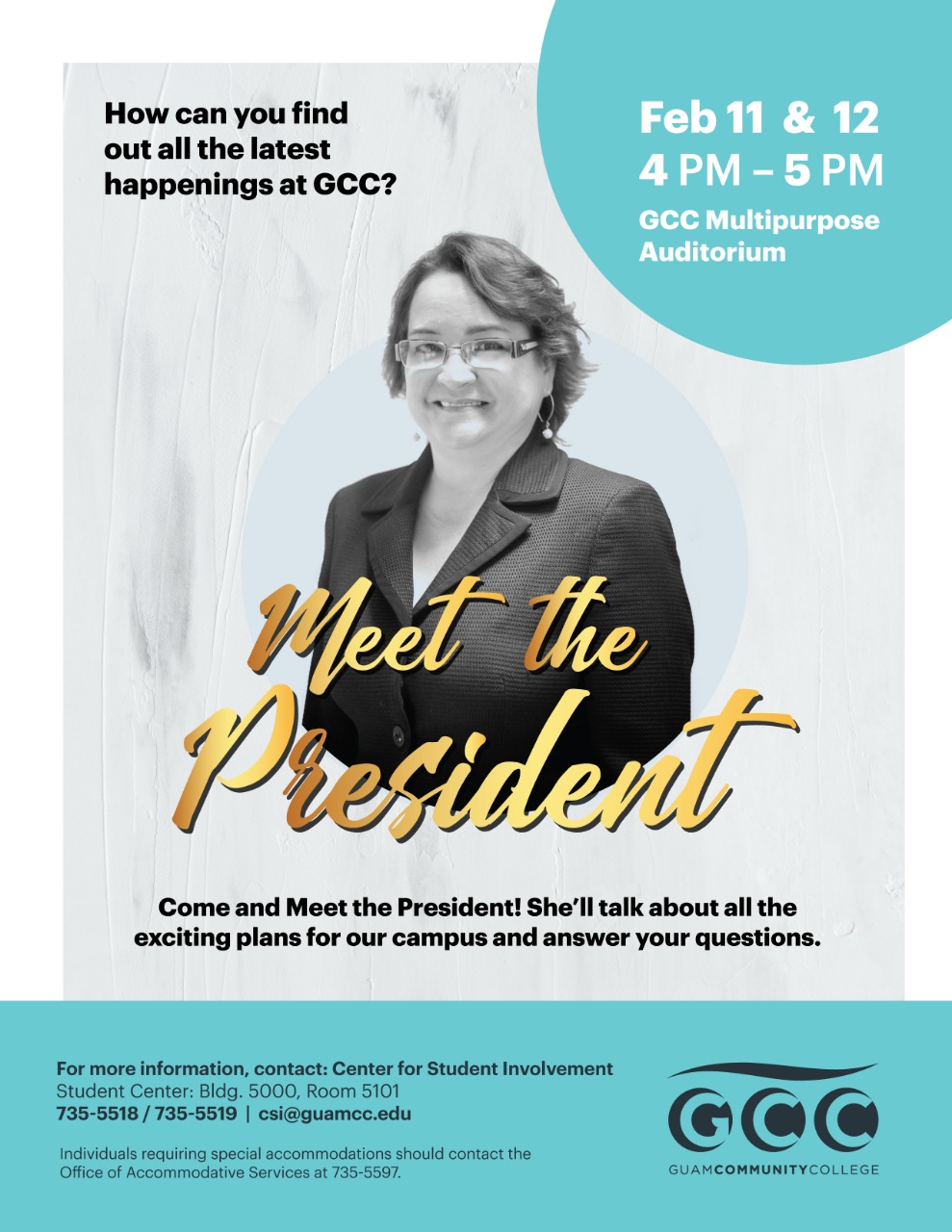 SP 2020 Meet the President
